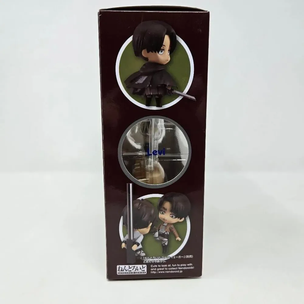 ATTACK ON TITAN LEVI ACKERMAN NENDOROID 390 PVC FIGURE GOOD SMILE COMPANY NEW - Picture 3 of 6